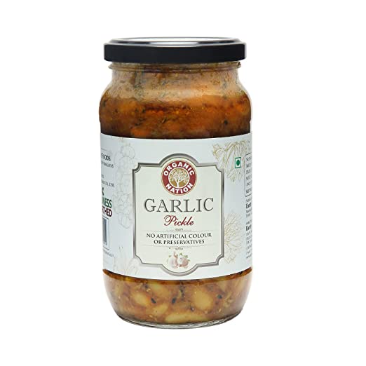 ORGANIC NATION GARLIC PICKLE 500gm