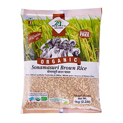 24 LM ORGANIC SM RICE BROWN 1KG