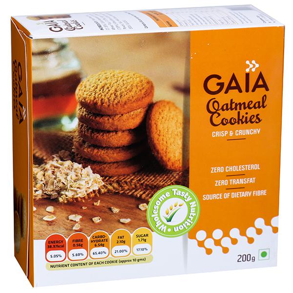 GAIA OAT MEAL COOKIES 200gm