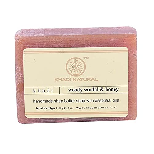 KHADI NATURAL WOODY SANDAL HONEY 100G