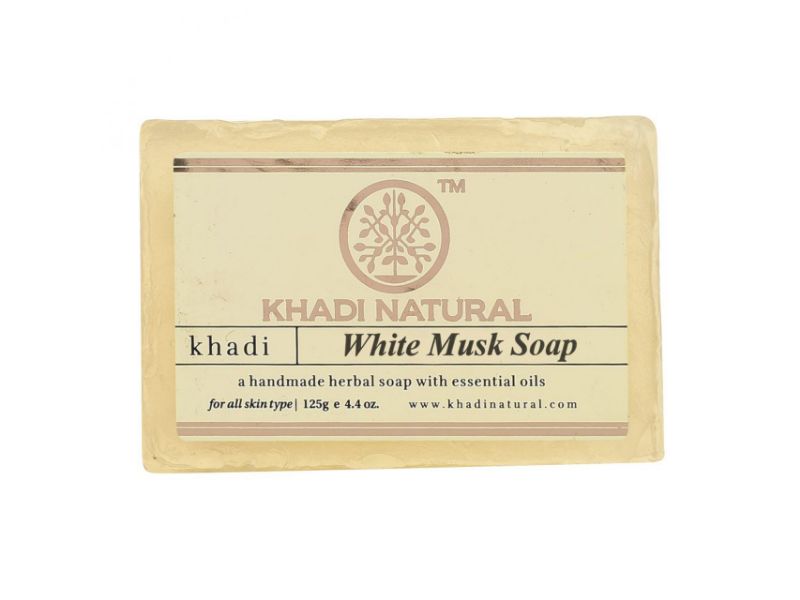 KHADI NATURAL WHITE MUSK SOAP 125G