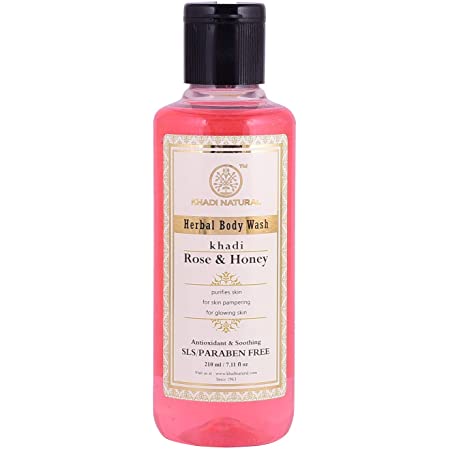 KHADI NATURAL ROSE AND HONEY MOISTURISER 210ML