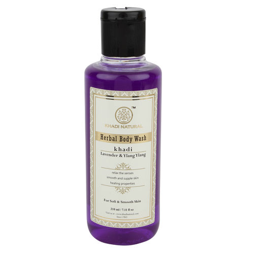 KHADI NATURAL LAVENDER YLANG YLANG BODY WASH 210ML