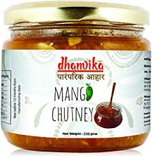 Dhanvika Paramparik Aahar Mango Chutney 200 gms