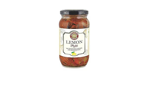 ORGANIC NATION LEMON PICKLE 500gm