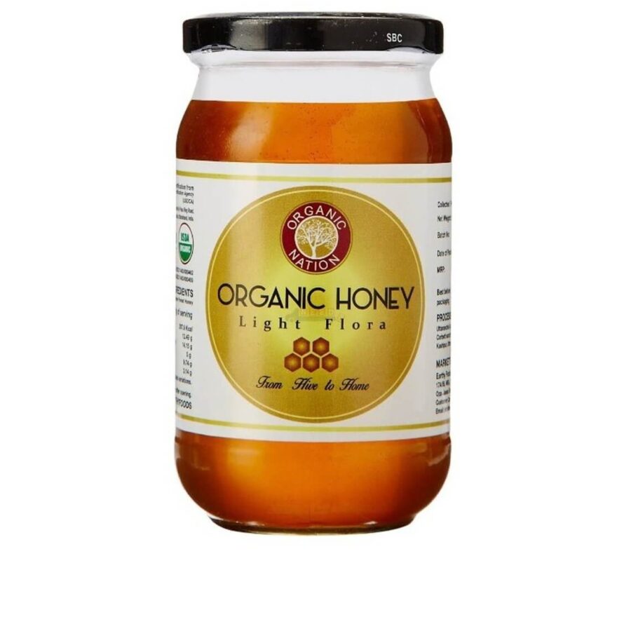 ORGANIC NATION LIGHT FLORA HONEY 500gm