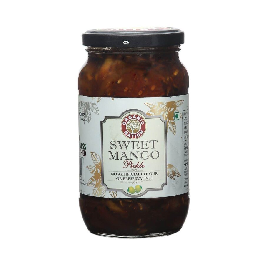 ORGANIC NATION SWEET MANGO 500gm PICKLE