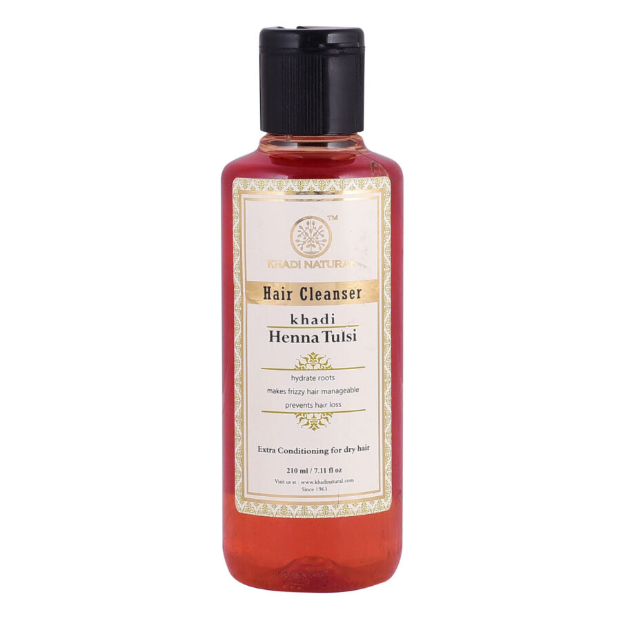 KHADI NATURAL HENNA TULSI CLEANSER 210ML