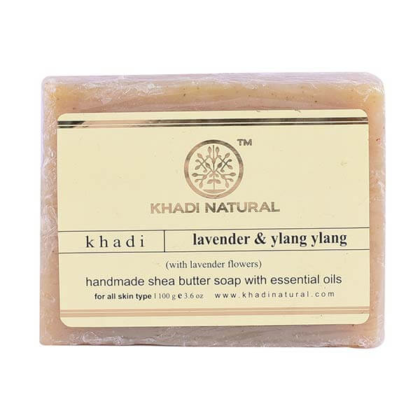 KHADI NATURAL PURE LAVENDER YLANG SOAP 100G