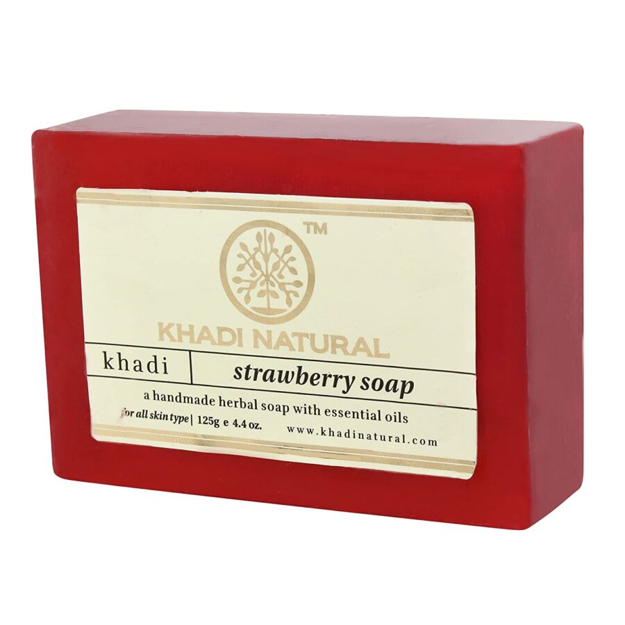 KHADI NATURAL STRAWBERRY SOAP 125G