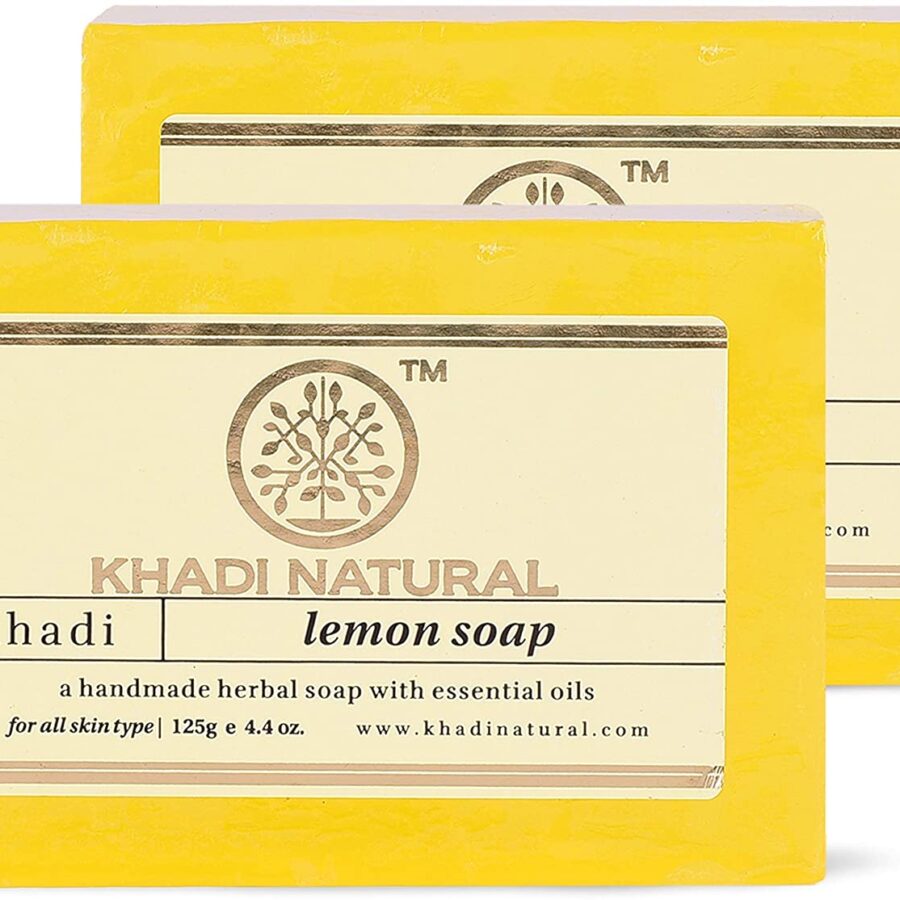 KHADI NATURAL PURE LEMON SOAP 125G